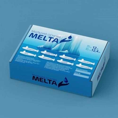Дизайн упаковки мыльной основы Melta