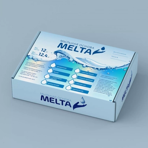 Дизайн упаковки мыльной основы Melta